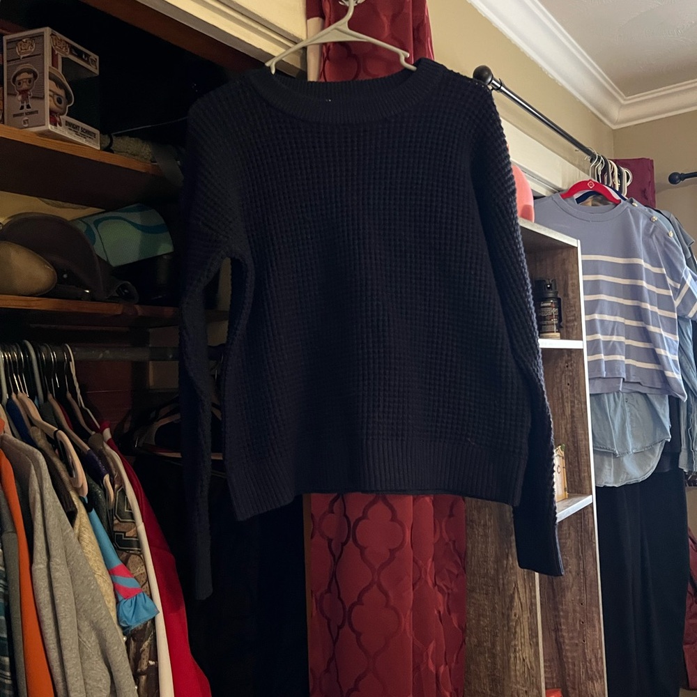 Time and Tru Women's Navy Sweater